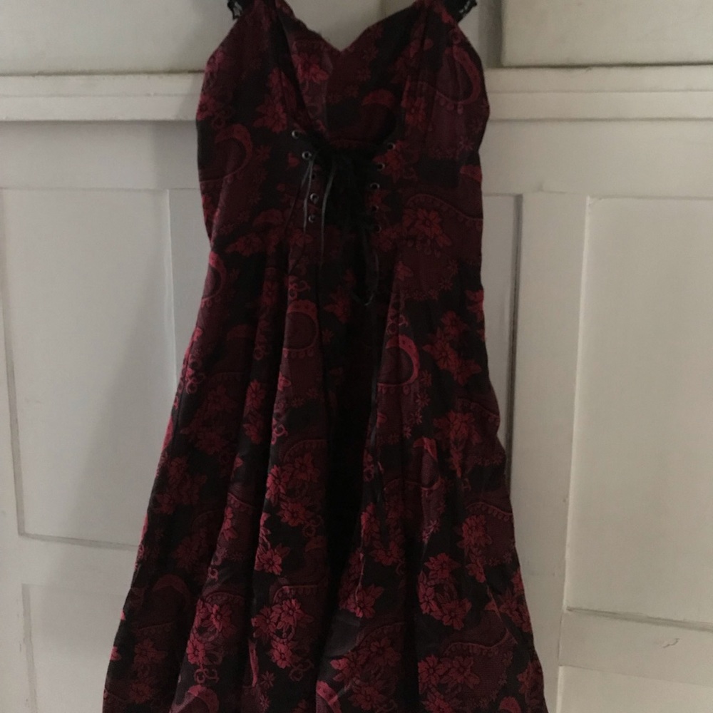 Red baroque gothic Lolita dress